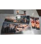 Jersey Jack Pinball The Hobbit Black Arrow Pinball Machine 5 Piece Cabinet Art Set #9765  