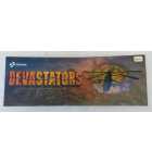 KONAMI DEVASTATORS Arcade Game Flexible Header (2614) 