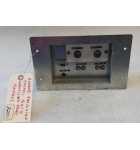  KONAMI PERCUSSION FREAKS Arcade Game IN, OUT, LINK REAR PANEL Assembly (2201)