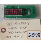 LAI STACKER Arcade Game 4 DIGIT DISPLAY Board #BA2601 (2578)