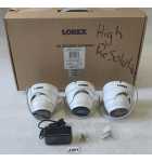 Lorex LAE223SPK3B Indoor/Outdoor 1080p Analog HD (MPX) Dome Security Cameras (2337) 