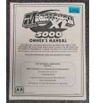 MERIT SUPER MEGATOUCH XL 5000 Arcade Game OWNER'S MANUAL #6806  