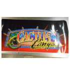 MIDWAY CACTUS CANYON Pinball Machine Cabinet Decal - New w DEFECT (2562) 