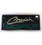 MIDWAY CRUIS'N WORLD Arcade Game NEON MARQUEE SIGN (2124)