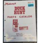 MIDWAY DUCK HUNT Arcade Game CATALOG #6885 