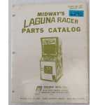 MIDWAY LAGUNA RACER Arcade Game Parts Catalog #6290 
