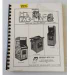 MIDWAY MS. PACMAN Arcade Game PARTS and OPERATING Manual #8935 