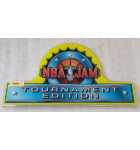  MIDWAY NBA JAM TOURNAMENT EDITION Arcade Game PLEXIGLASS Header (4010) 