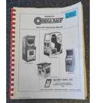 MIDWAY OMEGA RACE Arcade Game PARTS and OPERATING MANUAL #6706  