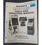 MIDWAY PAC-MAN Arcade Game Parts and Operating Manual #6517 