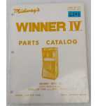 MIDWAY WINNER IV Arcade Game Parts Catalog #6293 