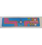 MS. PAC-MAN Arcade Game LEXAN CONTROL PANEL OVERLAY #9076