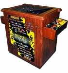 NAMCO PAC-MAN PIXEL BASH Arcade Game BROWN CABINET COCKTAIL TABLE for sale