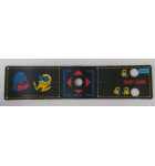 NAMCO PACMAN Arcade Machine Game LEXAN CONTROL PANEL OVERLAY #5820 for sale