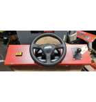 NAMCO RIDGE RACER Arcade Game STEERING CONTROL PANEL ASSEMBLY #9142 