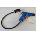 NAMCO TIME CRISIS 1, II, 3 / POINT BLANK 1 & 2 Arcade Game HAPP VERSION GUN w CABLE (2259)