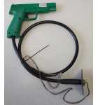 NAMCO TIME CRISIS 1, II, 3 / POINT BLANK 1 & 2 Arcade Game HAPP VERSION GUN w CABLE (2372)