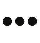STERN NBA Pinball Machine Rubber Pad - Adhesive back circle 4" diameter - #545-6373-04 (9714) 