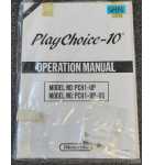 NINTENDO PLAYCHOICE 10 Arcade Machine OPERATION Manual #6414 