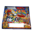 WILLIAMS PARTY ZONE Pinball Machine Translite Backbox Artwork (0126)