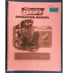 RAW THRILLS THE FAST and THE FURIOUS DRIFT Arcade Game OPERATOR'S Manual #8327 