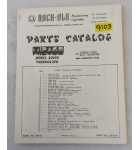 ROCK-OLA MODEL 3000 Jukebox PARTS CATALOG #9103 