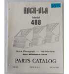 ROCK-OLA MODEL 488 Jukebox Parts Catalog #6373 