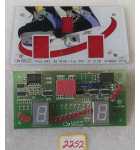 SAM BILLIARDS AIR HOCKEY Arcade Game SURFACE DISPLAY Board & PLASTIC (2252) 