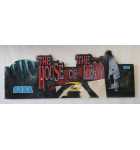 SEGA HOUSE OF THE DEAD Arcade Machine Plexiglass Overhead Marquee Header #6083