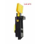 SEGA STERN PINBALL Machine Target Switch Modular Rectangle Yellow #500-6228-06 - Lot of 3 - NOS - FREE SHIPPING