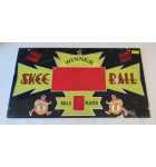 SKEE BALL Arcade Game PLEXIGLASS MARQUEE #8969