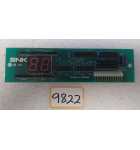 SNK NEO GEO Arcade Game MV-LED DISPLAY Board #9822 