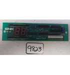 SNK NEO GEO Arcade Game MV-LED DISPLAY Board #9823 