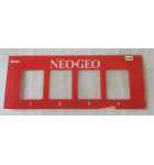 SNK NEO GEO SYSTEM Arcade Game PLEXIGLASS Marquee Header (2333) 