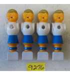 SOCCER FOOSBALL Arcade Game REPLACEMENT MAN Lot of 4 #9276 