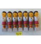 SOCCER FOOSBALL Arcade Game REPLACEMENT MAN Lot of 7 #9270 