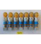 SOCCER FOOSBALL Arcade Game REPLACEMENT MAN Lot of 7 #9274 