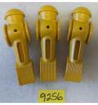 SOCCER FOOSBALL Arcade Game YELLOW REPLACEMENT MAN Lot of 3 #9256 