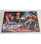 STERN JAMES BOND 007 60th ANNIVERSARY Pinball Machine AUTHENTIC ORIGINAL BACKGLASS (2070) 