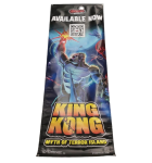 STERN KING KONG: MYTH OF TERROR ISLAND Original Pinball COLLECTIBLE VINYL DISPLAY BANNER #272509-1 (9828) 