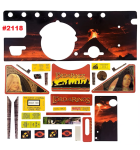 STERN LORD OF THE RINGS Pinball Machine 29 pc Decal Set (Apron, Mirror) 802-5000-80 (2118) 