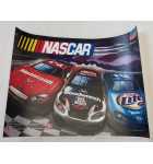 STERN NASCAR MILLER LITE Pinball Translite Backbox Art #515-7252-00-86 (5347)
