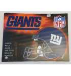 STERN NFL GIANTS Pinball Machine Translite Artwork #9826 