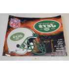 STERN NFL New York Jets Pinball Translite #830-5273-JETS (2621) 