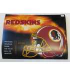 STERN NFL WASHINGTON REDSKINS Pinball Machine Translite Backbox Artwork (2314)