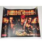 STERN PIRATES OF THE CARIBBEAN Pinball Machine Translite Backbox Artwork signed by Dennis Nordman #9248 