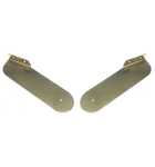 STERN Pinball BACKBOX MOUNTING BRACKET HINGE Set, BRASS #535-7999-05 & 535-7999-04 (2080) 