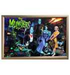 STERN Pinball SILVER BACK-LIT TRANSLITE FRAME SPIKE 2 (LCD GAME DISPLAY STYLE) #883-5022-00 