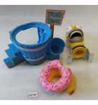 STERN SIMPSONS KOOKY CARNIVAL Redemption Game DUNK TANK, HOMER'S HEAD, DONUT MOLDED Plastics (2095)