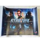 STERN STAR TREK Starfleet Pro Pinball Translite - signed by Steve Ritchie (2563) 